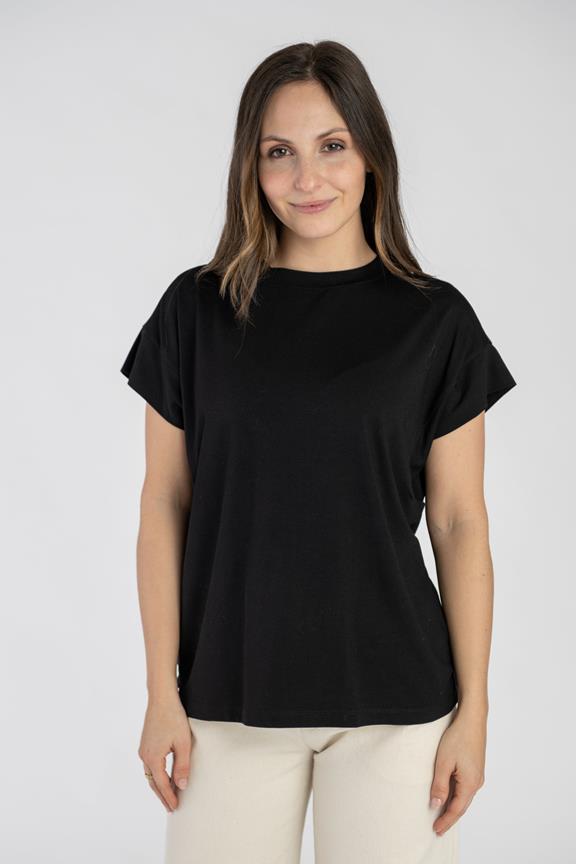 Round Neck T-Shirt Black 1