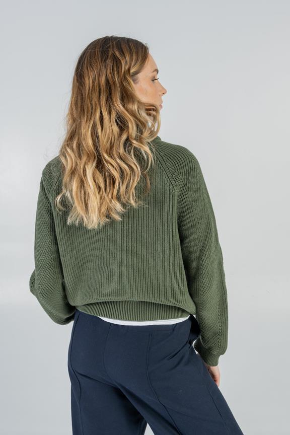 Turtleneck Sweater Thyme Green 4