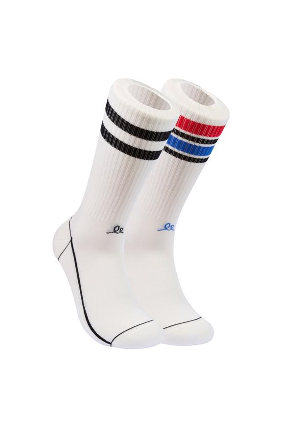 Socks Casual 2 Pack Retro White 1