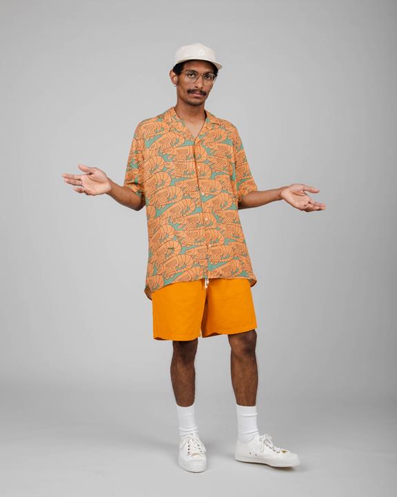 Shirt Gamba Faes Aloha Morera & Orange 2