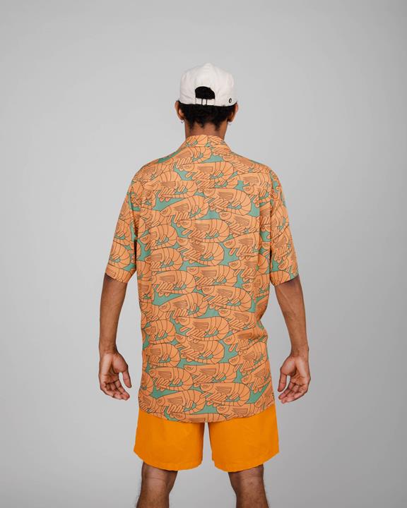 Shirt Gamba Faes Aloha Morera & Oranje 4