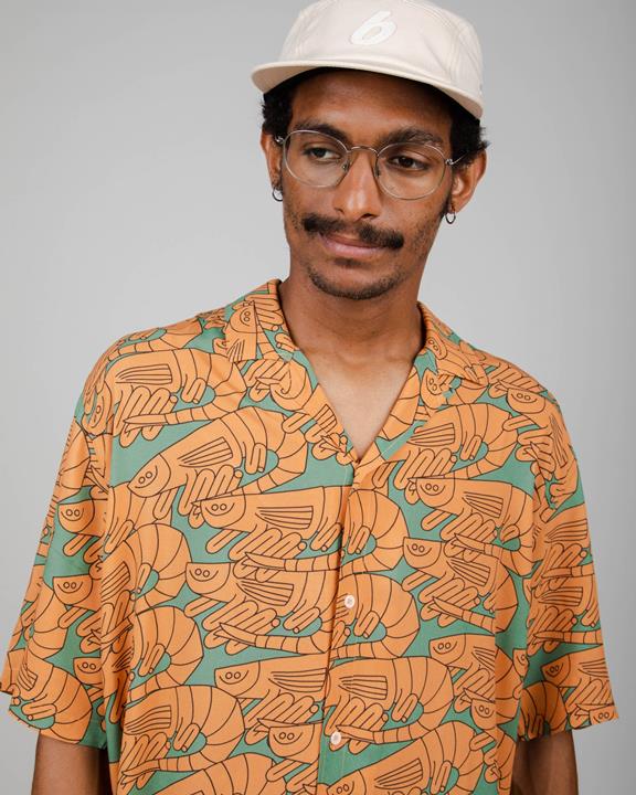 Shirt Gamba Faes Aloha Morera & Oranje 5