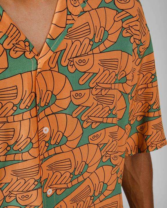 Shirt Gamba Faes Aloha Morera & Oranje 6