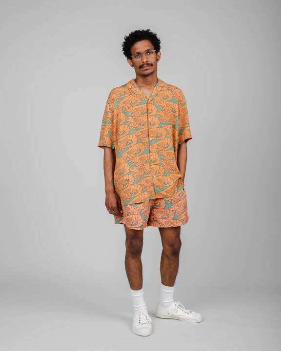 Shirt Gamba Faes Aloha Morera & Orange 7