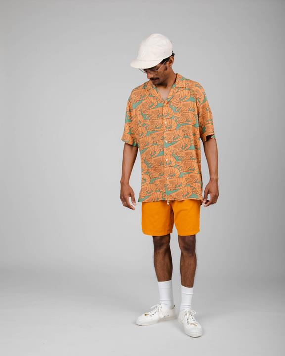 Shirt Gamba Faes Aloha Morera & Oranje 8