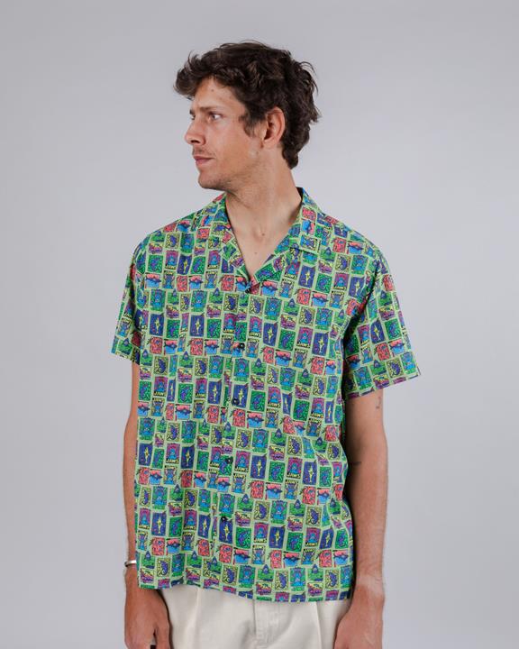 Shirt Aloha Jaws Green 10