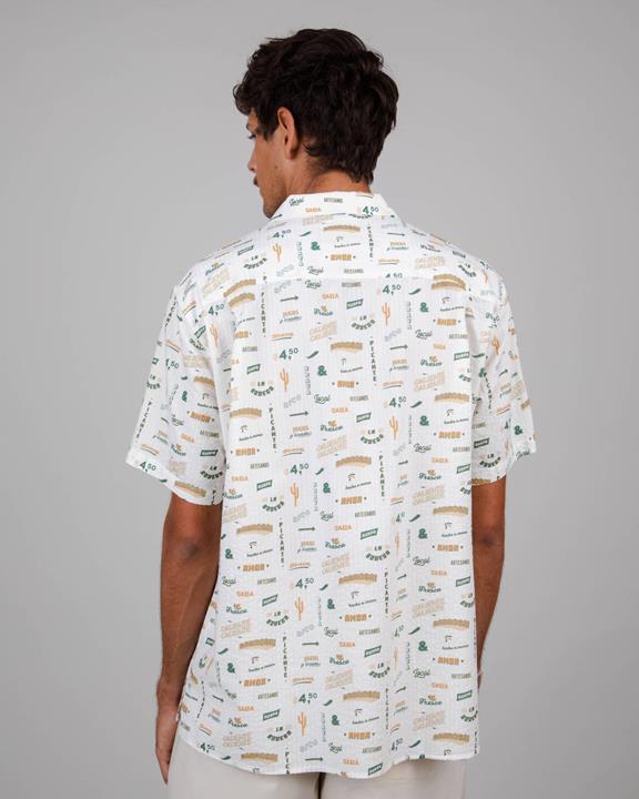 Overhemd Sabrosa Aloha Wit 4
