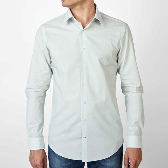 Overhemd Slim Fit Business Apple Lichtgroen 4