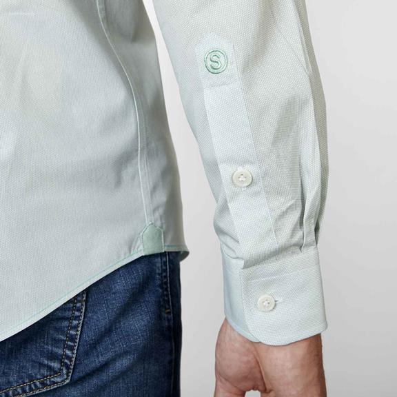 Overhemd Slim Fit Business Apple Lichtgroen 6