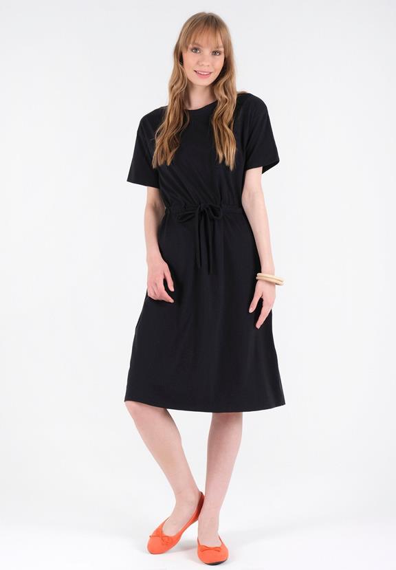 Jurk Slub Jersey Zwart from Shop Like You Give a Damn
