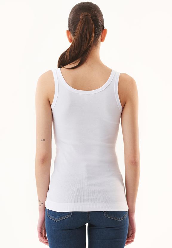 Tank Top Rib White from Shop Like You Give a Damn