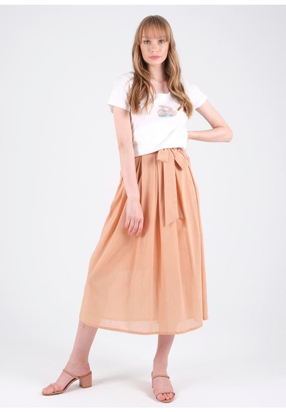 Voile Skirt Light Brown 5