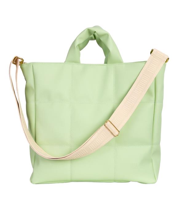Handbag Quilted Linn Pistachio Green 6