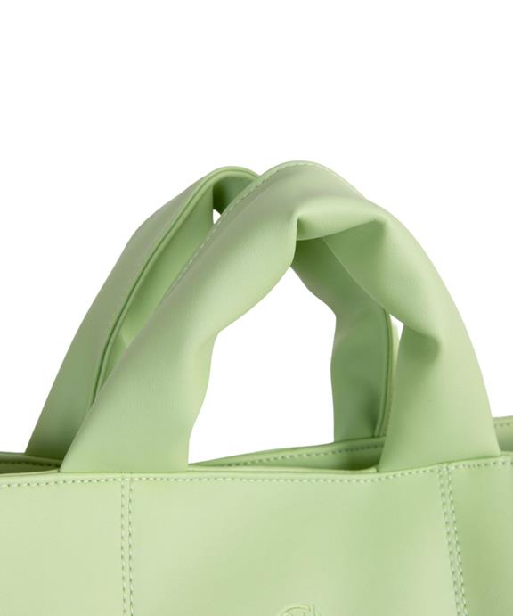 Handbag Quilted Linn Pistachio Green 11