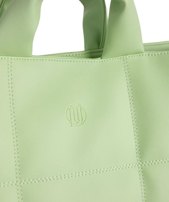 Handbag Quilted Linn Pistachio Green 12