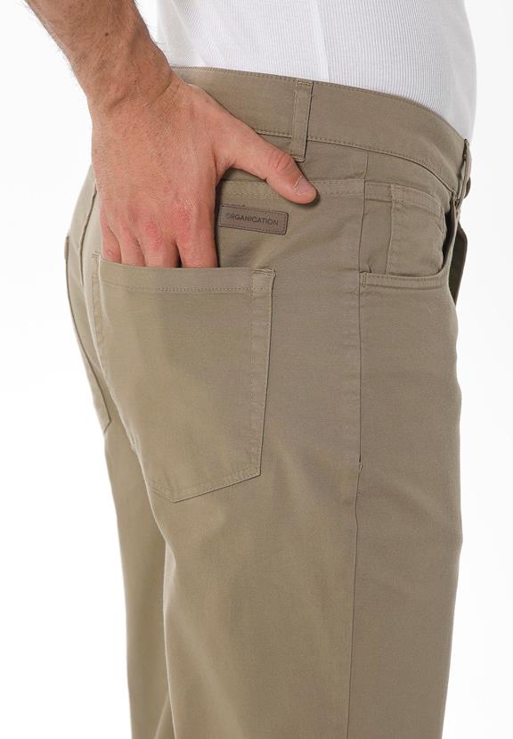 Pants Five Pocket Olive Green 5