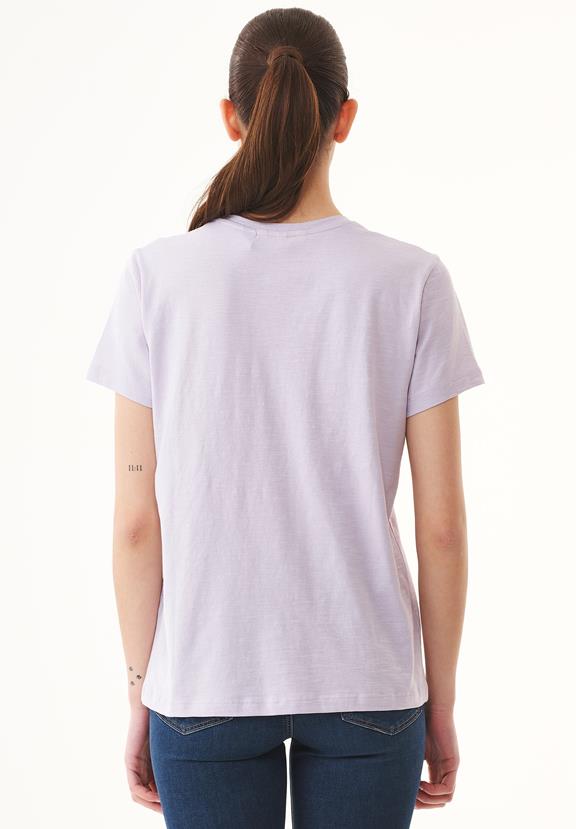 T-Shirt V-Neck Basic Light Purple from Shop Like You Give a Damn