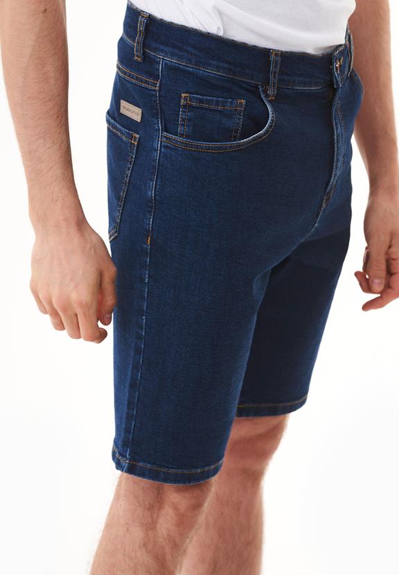 Denim Shorts Mid Blue 5