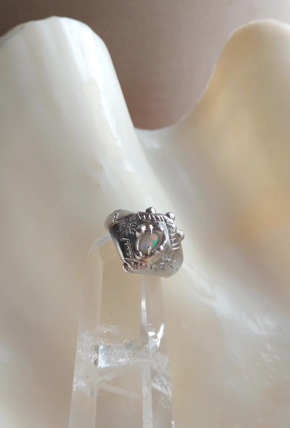 Ring Opal Faith Silver 1
