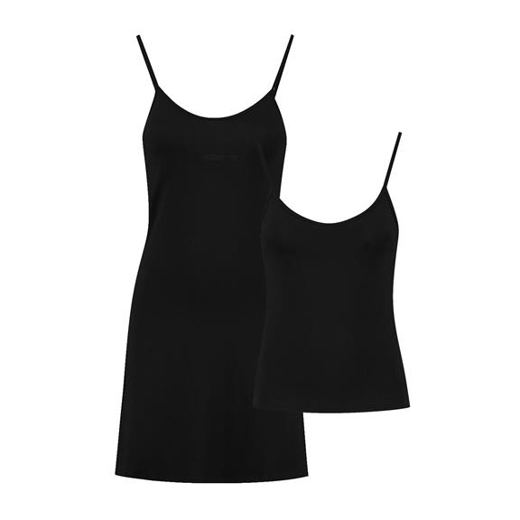 Slip Dress & Top Set First Layer Black 1