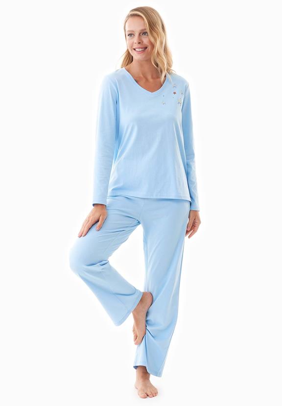 Pyjama Set Tieerra Lichtblauw 1