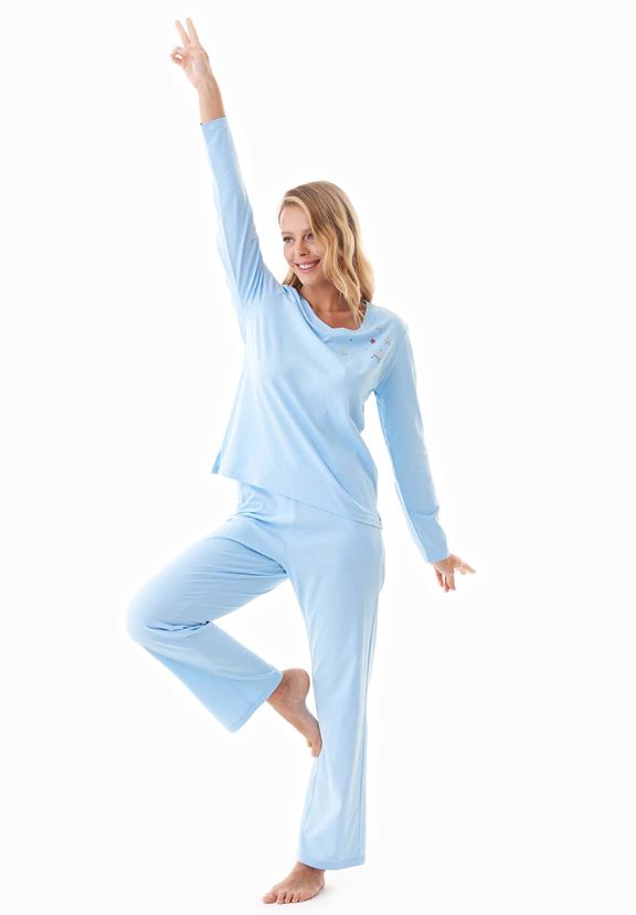 Pajama Set Tieerra Light Blue 2