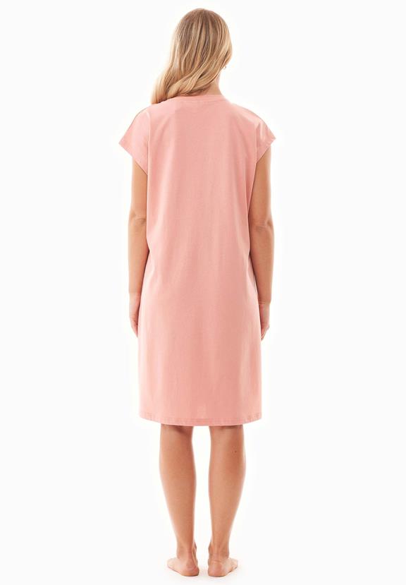 Night Gown With Print Danveer Pink 4