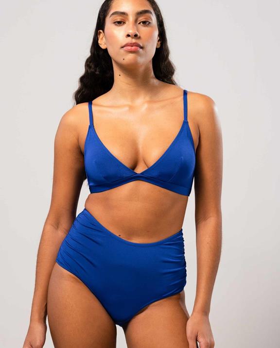 Bikini Slip Highwaist Kobalt Blauw 4