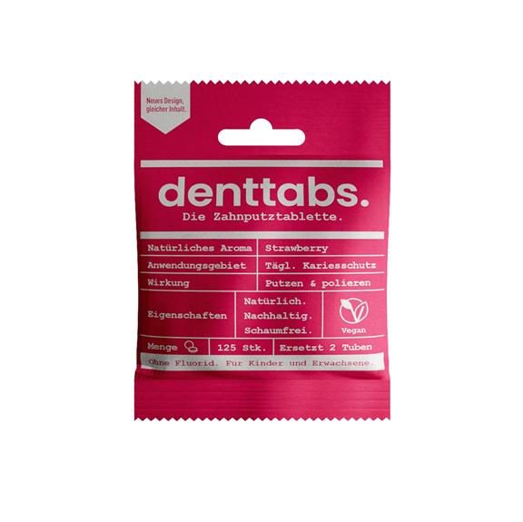 Zahnpasta-Tabletten Ohne Fluorid Erdbeere 2