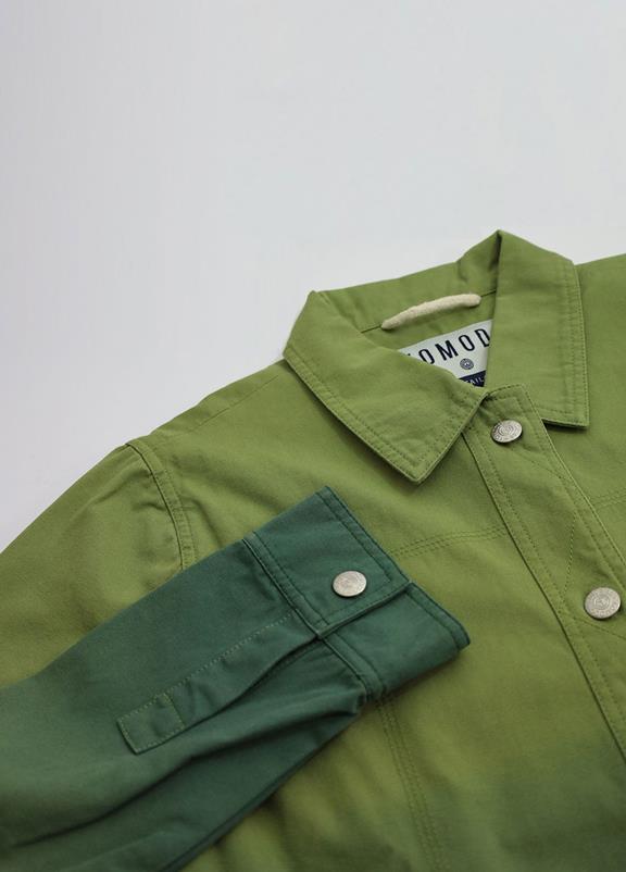 Jacket Women Orino Dip Dyed Khaki Green 4