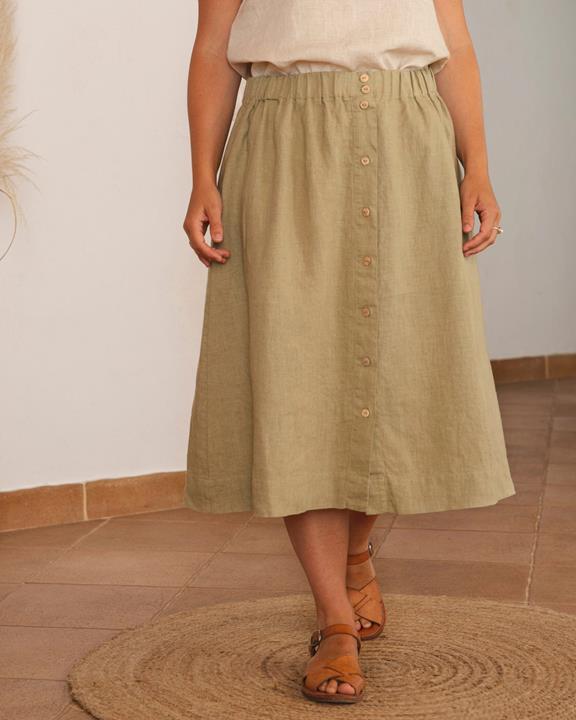 Midi Skirt Willow Green 1