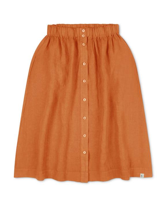 Midi Skirt Rust Orange 2