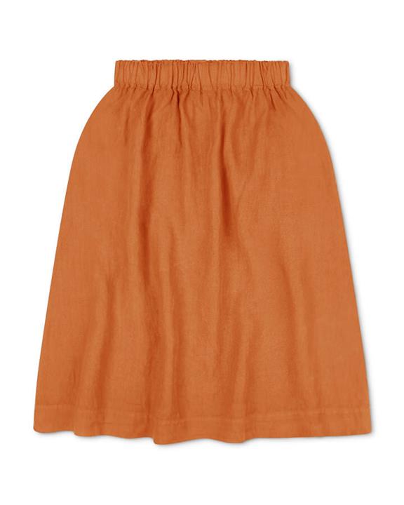 Midi Skirt Rust Orange 3
