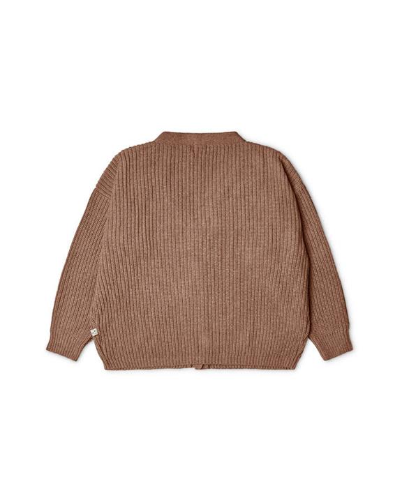 Knit Cardigan Essential Nougat Brown 3