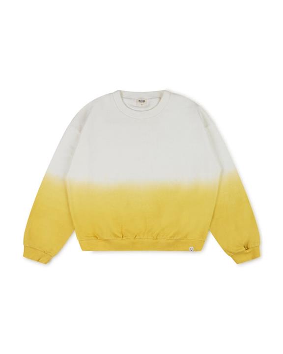 Sweatshirt Light Dip Dye Gelb 2