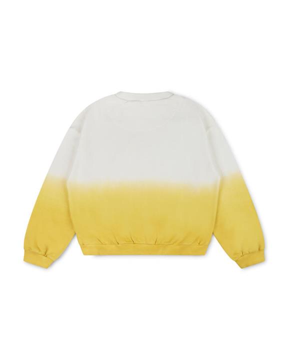 Sweatshirt Light Dip Dye Gelb 3