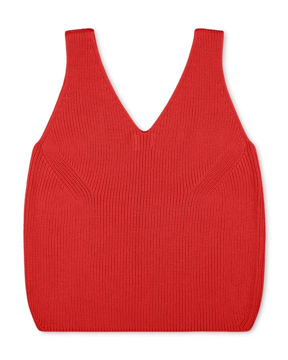 Knit Top Poppy Red 3