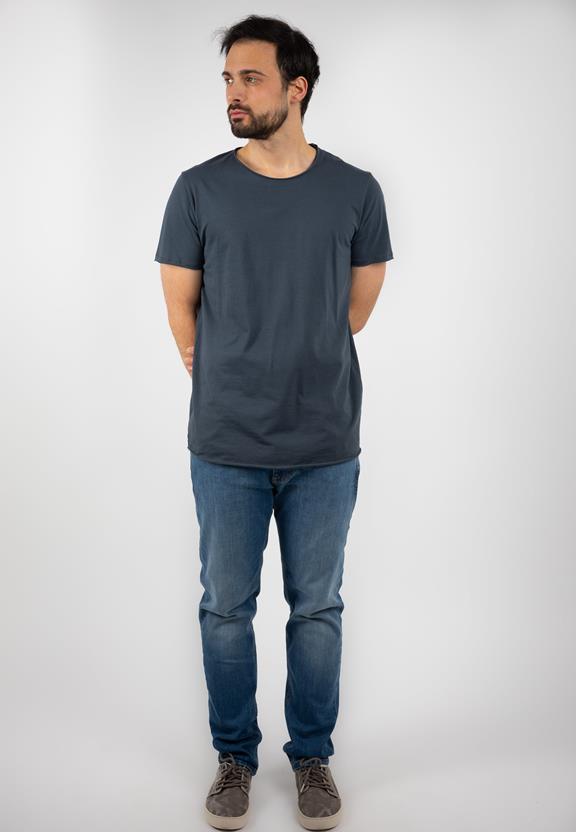 T-Shirt Long Fit Skater India Ink Grey 2