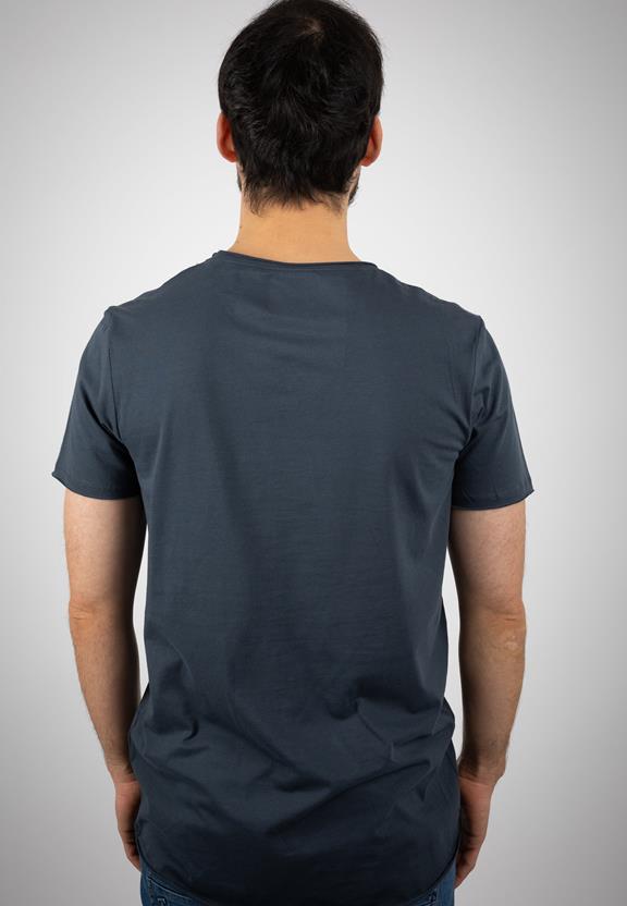 T-Shirt Long Fit Skater India Ink Gris 3