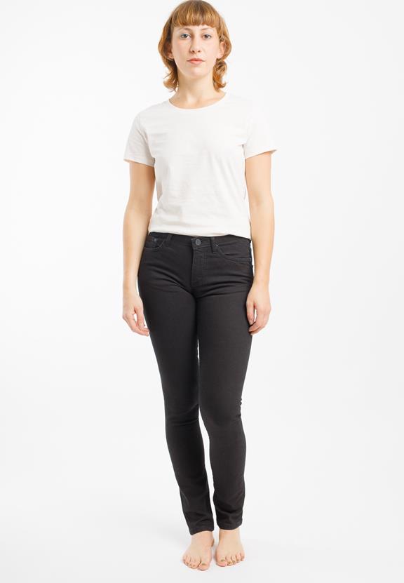 Slim Fit Jeans Regular Teresa Zwart 2