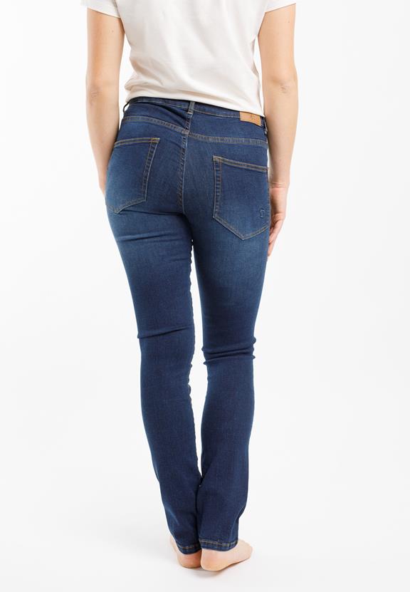 Slim Jeans Regular Teresa Donker Indigoblauw 3