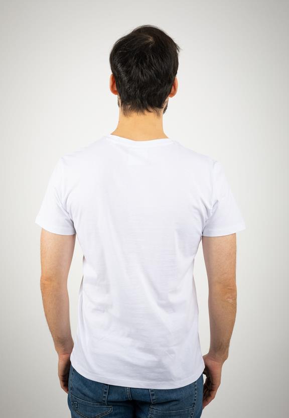 T-Shirt V-Ausschnitt Presenter Weiß 2