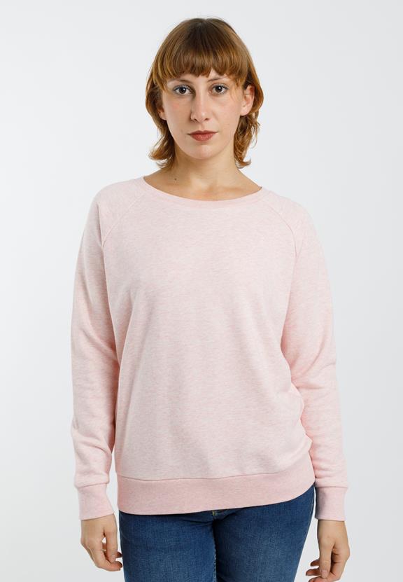 Sweatshirt Dazzler Cream Heather Pink 1