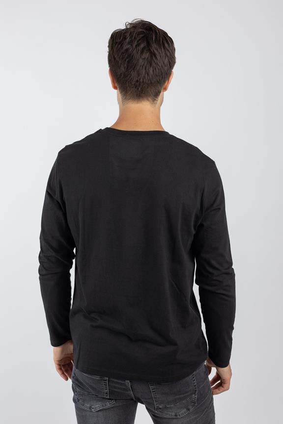 T-Shirt Manche Longue Shuffler Noir 1