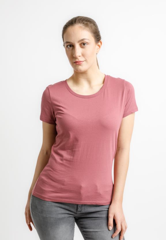 T-Shirt Expresser Hibiscus Roze 1