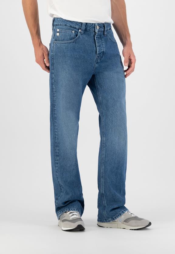 Jeans Losvallend James Medium Steenblauw 2