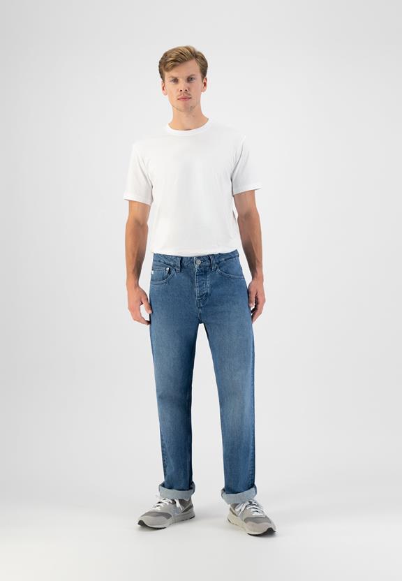 Jeans Losvallend James Medium Steenblauw 5