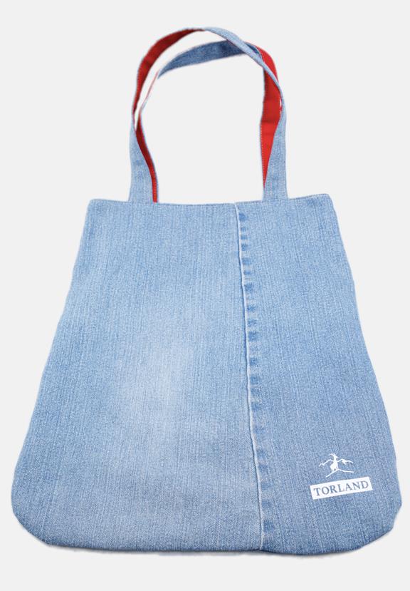 Shoulder Bag Upcycled Julia Blue 2
