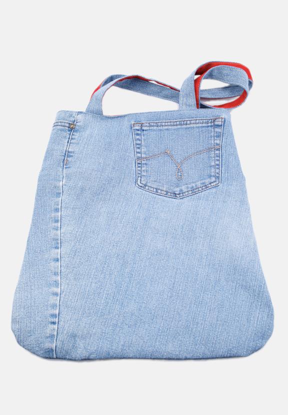 Shoulder Bag Upcycled Julia Blue 4