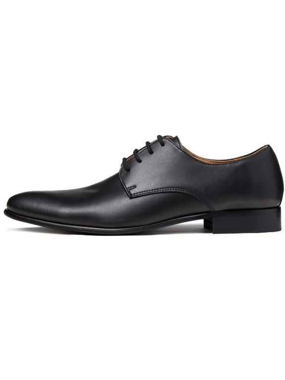 Lace-Up Smart Shoes Slim Soles Black from Shop Like You Give a Damn